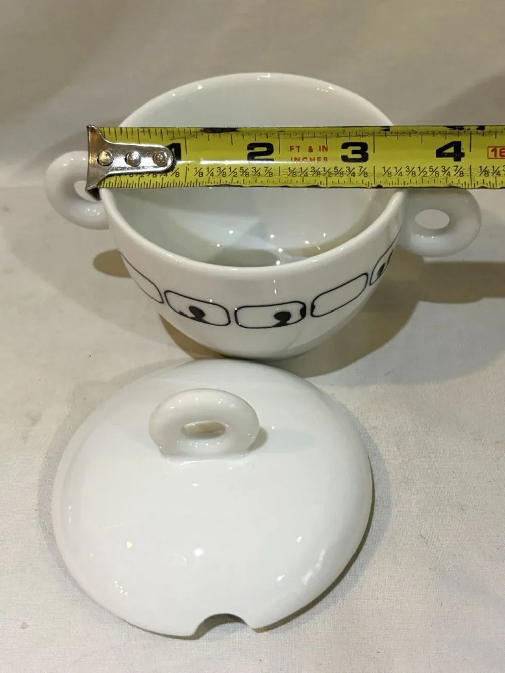 Illy Collection 2001 Aliens Sugar Bowl with Lid Designed David Byrne Signed